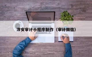 尉氏淳安审计小程序制作（审计微信）